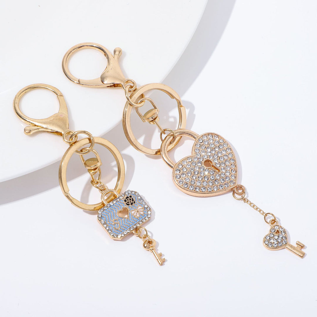 Heart-Shaped Crystal Lock Bowlift