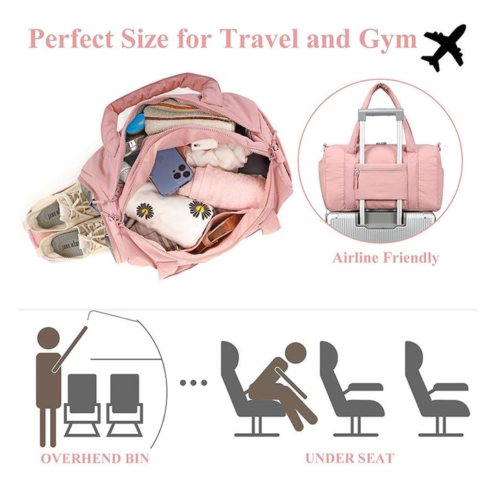 Multi-Functional Travel Duffle Bag Bowlift