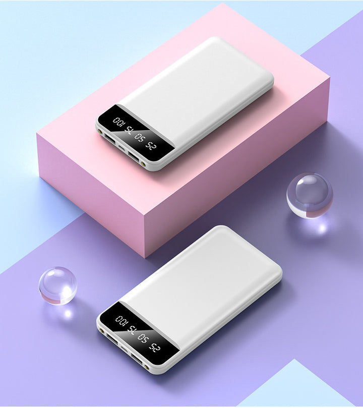 Portable power bank with digital smart display and fast charging speed Bowlift