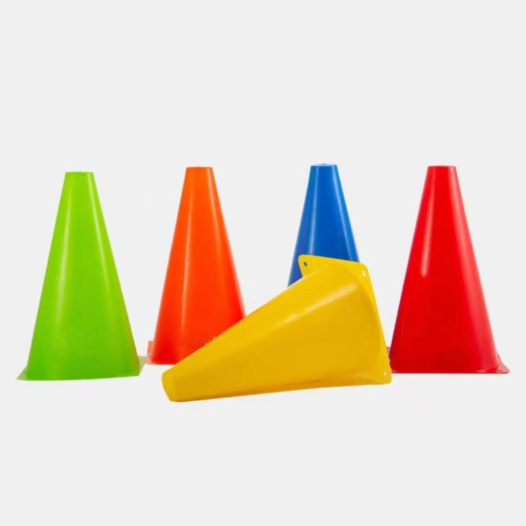 multi-piece flat-base training marker cones for soccer agility drills Bowlift