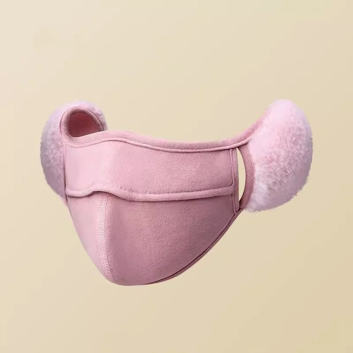 Women's Windproof Face Shield Mask with Ear Protectors Bowlift