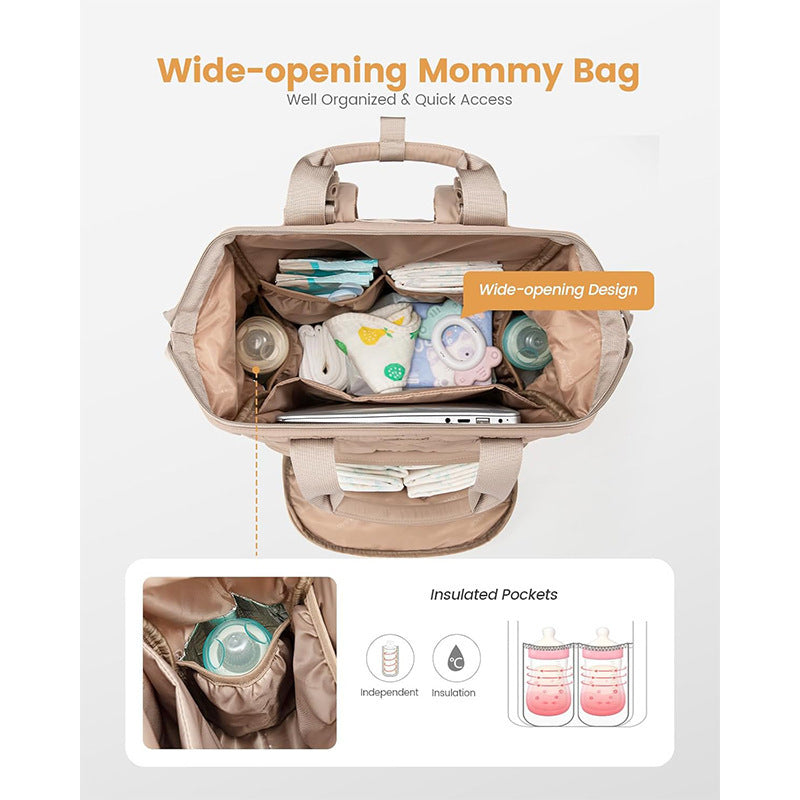 Fashionable and Functional Backpack with Insulated Compartment Bowlift