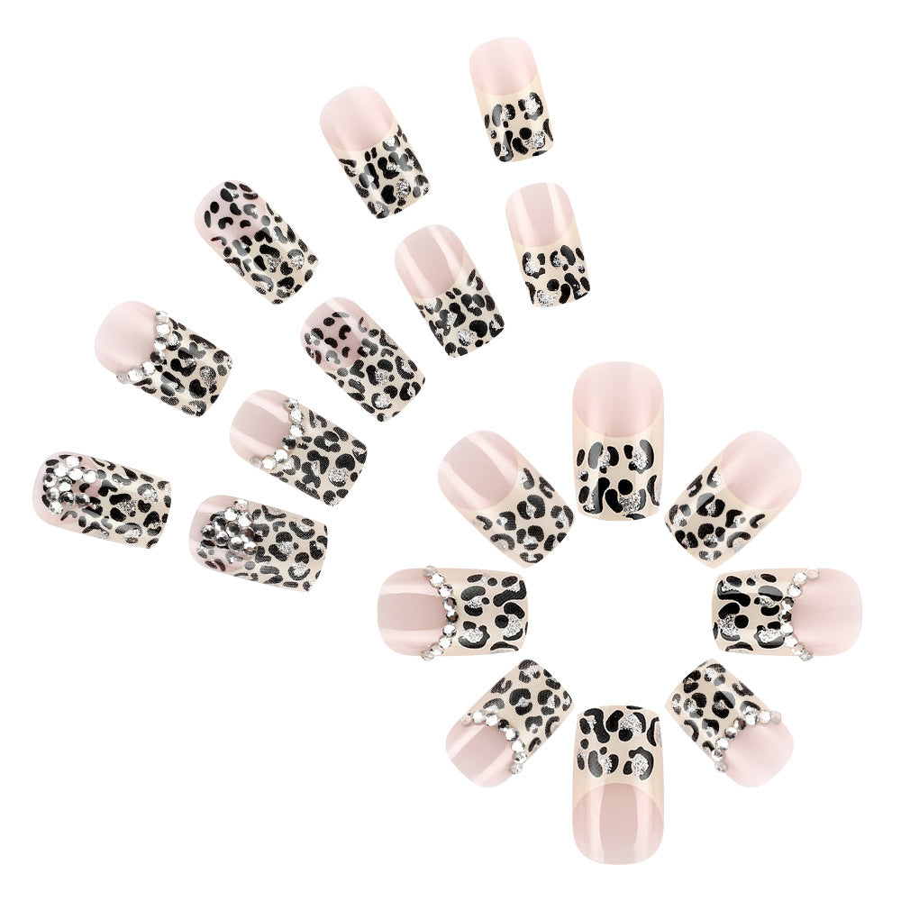 Decorative Nail Art with Rhinestones Bowlift