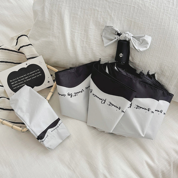 Women Folding Umbrella with Stylish Design and Practical Storage System Bowlift