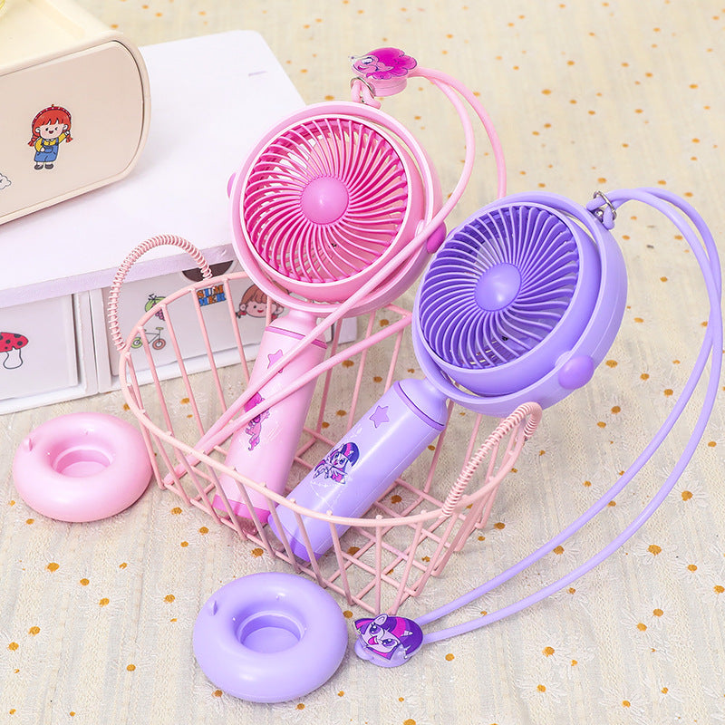 Ladies portable handheld fan in creative animal design Bowlift