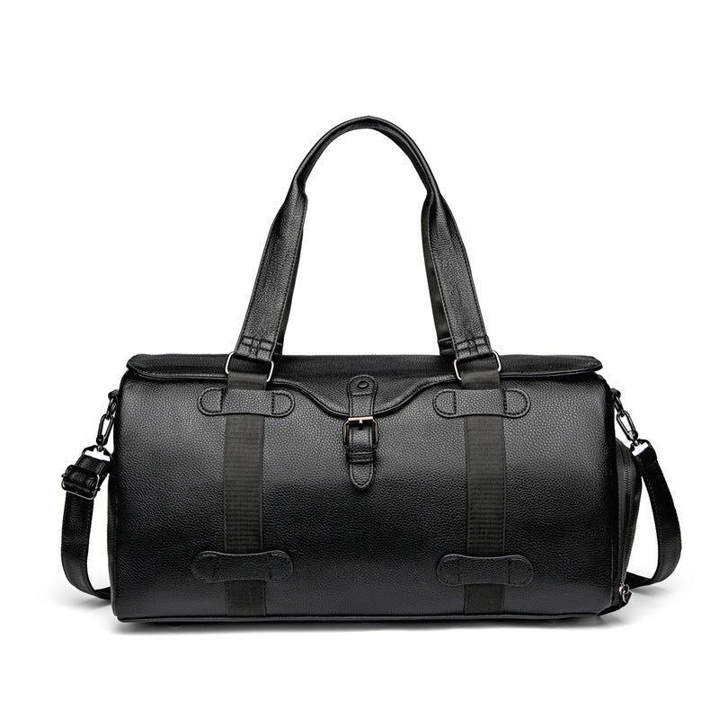 Premium Leather Travel Duffel Bag Bowlift