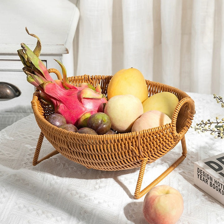 Unisex Designer Storage Basket with Elegant Handles Bowlift
