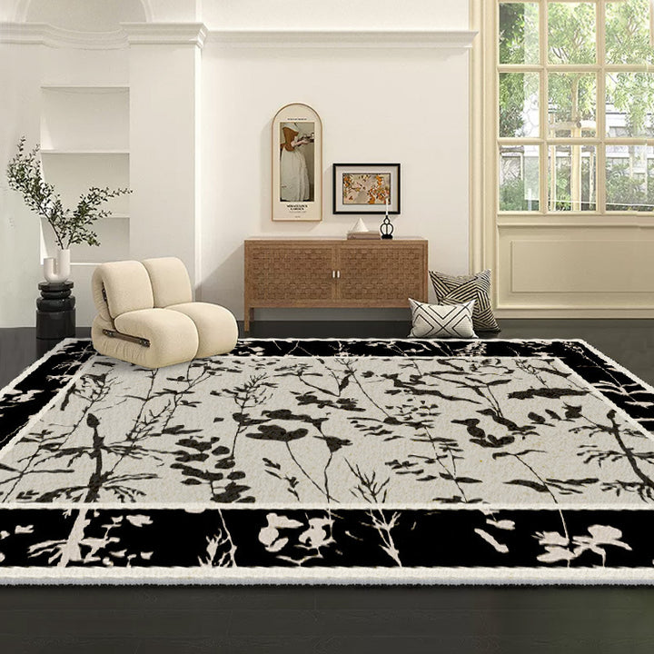 Floral Design Area Rug