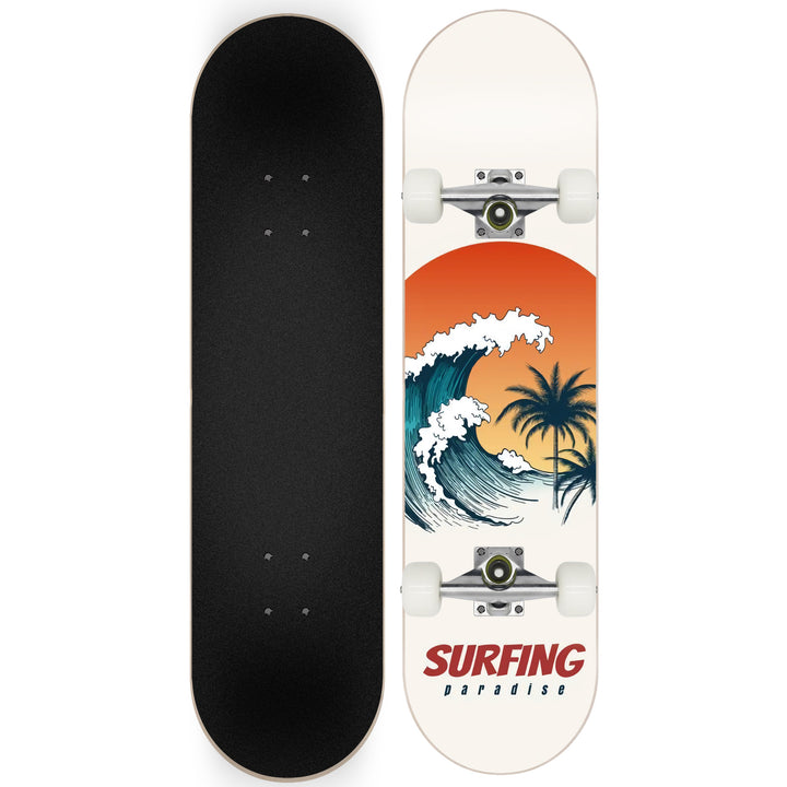 Skateboard with Galaxy Design Bowlift