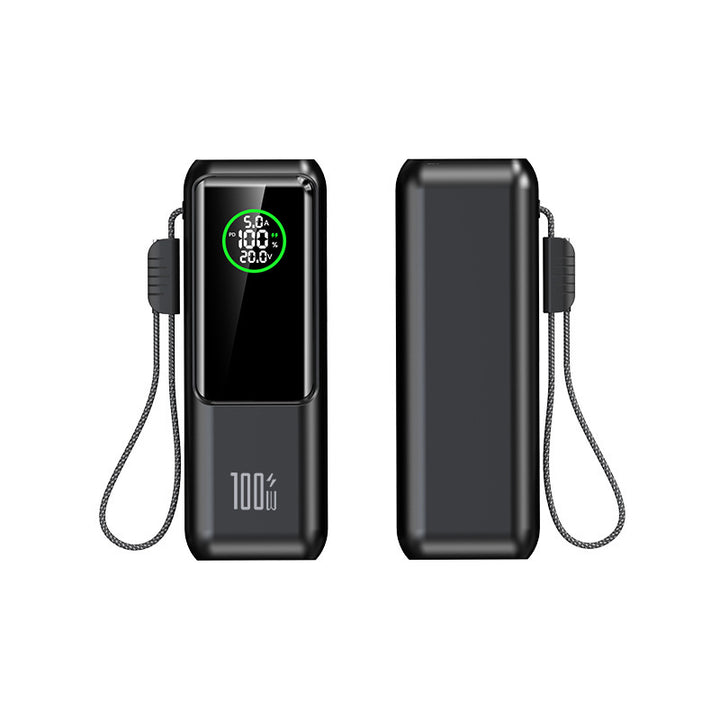 Compact high-performance power bank with digital charging display Bowlift