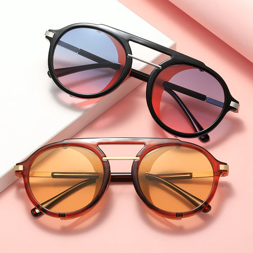 Ladies extravagantly shaped sunglasses Bowlift