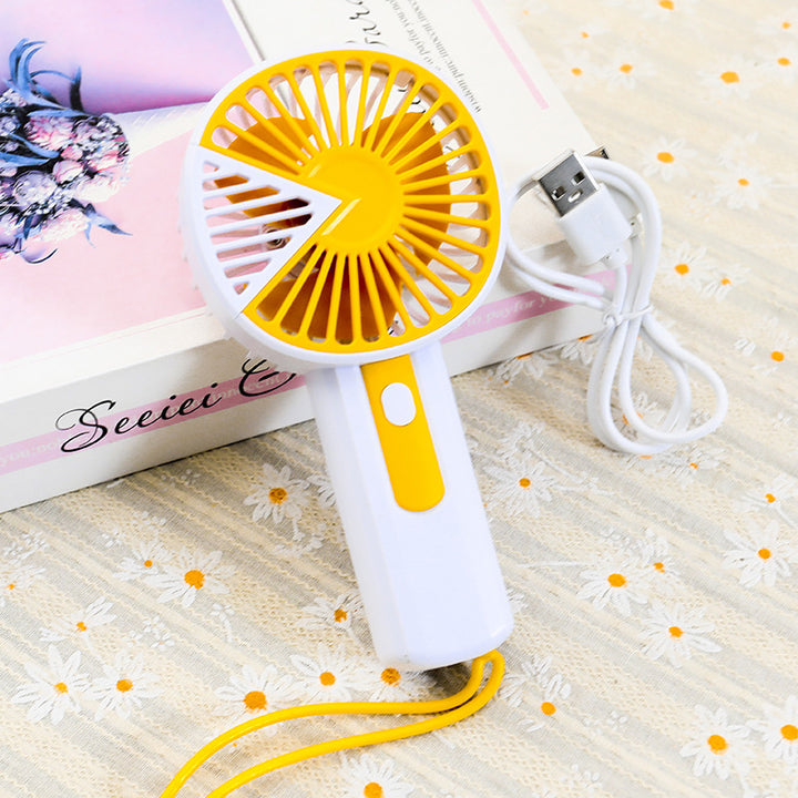 Ladies Portable Handheld Swing Fan with USB Charging Function and Flexibly Adjustable Tilt Angle Bowlift