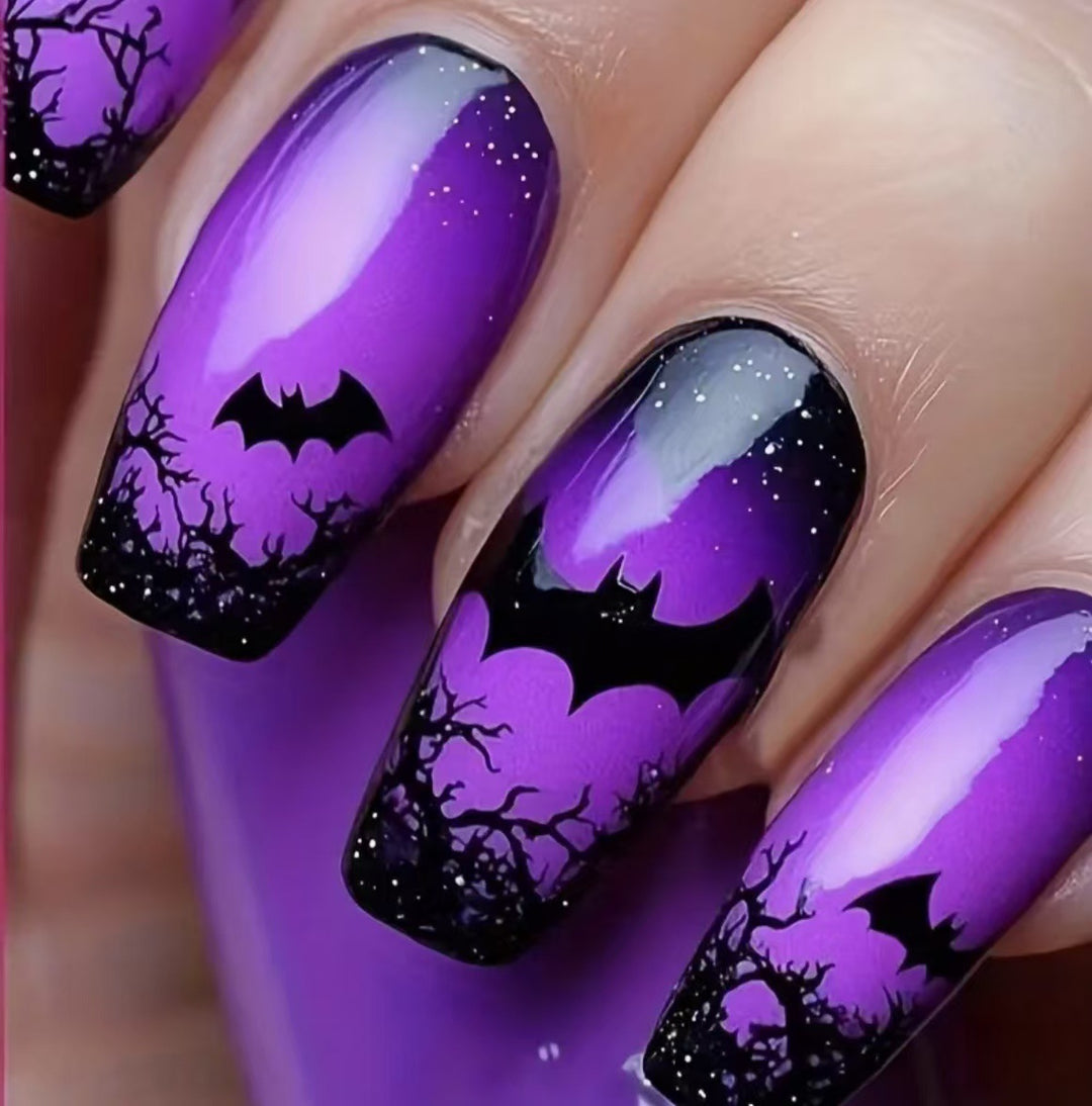 Halloween-Themed Artistic Nail Art Set Bowlift