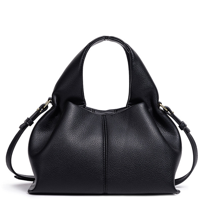 Chic Structured Leather Handbag Bowlift