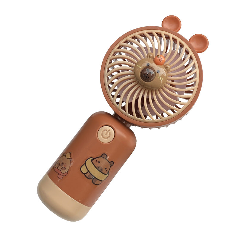 Unisex Portable Hand Fan in Cute Animal Design Bowlift 1782131749