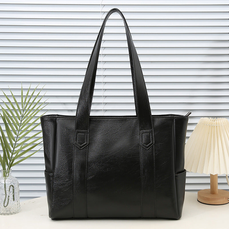 Structured Work Tote Bag