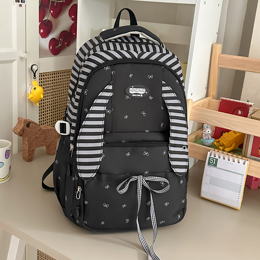 Fun Bunny-Ear Design Backpack Bowlift