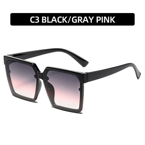 Chunky Geometric Frame Sunglasses