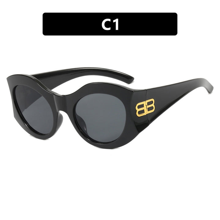 Ladies stylish Cat-Eye sunglasses with high-gloss design and protective lenses Bowlift