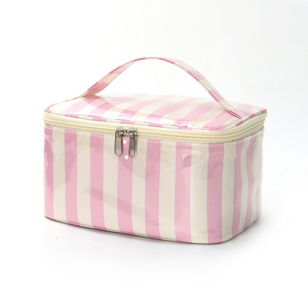 Cosmetic organizer with carry handle and water-repellent coating Bowlift