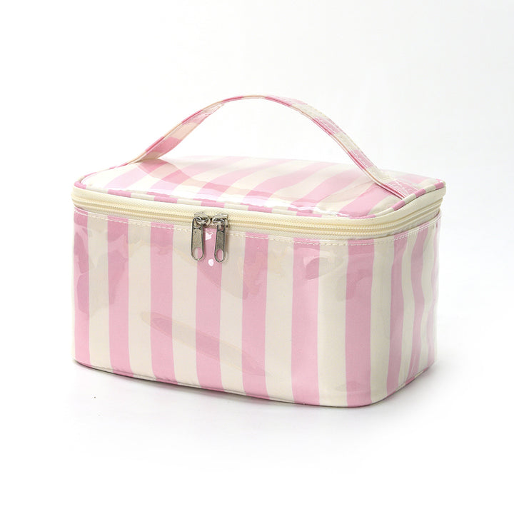 Cosmetic organizer with carry handle and water-repellent coating Bowlift