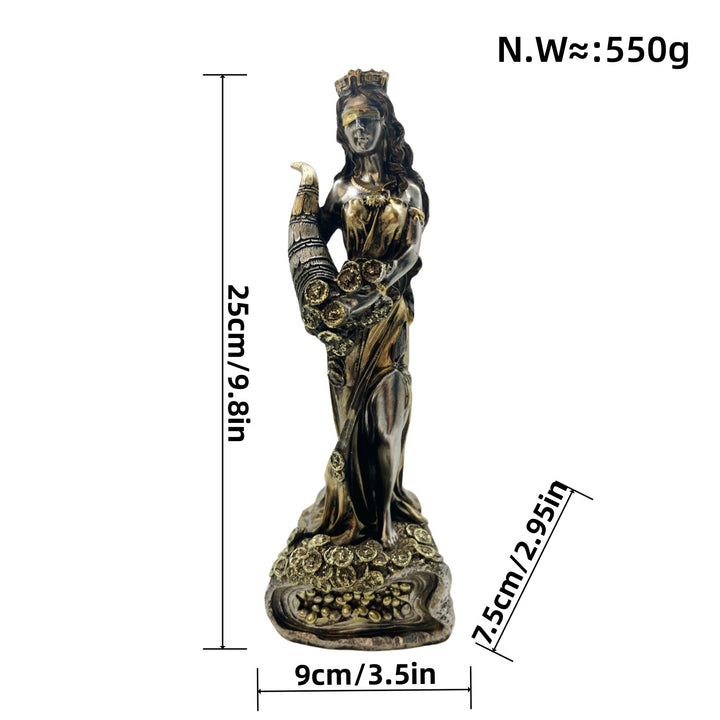 Elegant statue of Justitia in artistic details Bowlift
