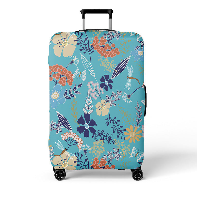 Unisex Suitcase Cover with Colorful City Design Bowlift