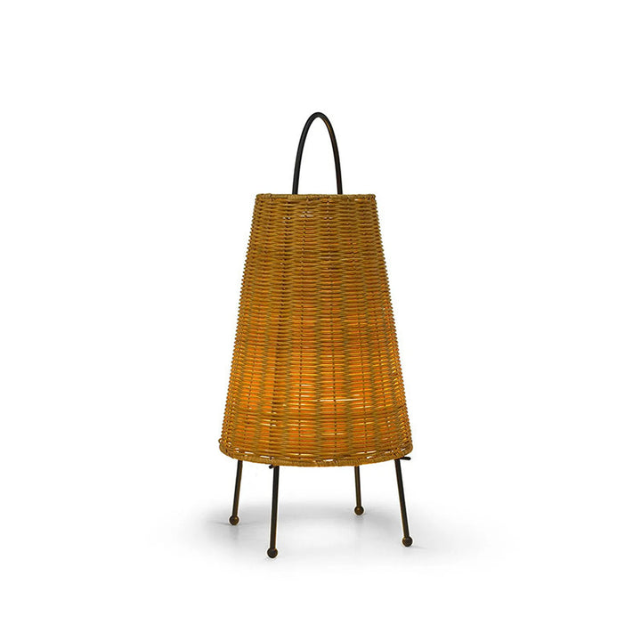 Portable Rattan Lantern Bowlift