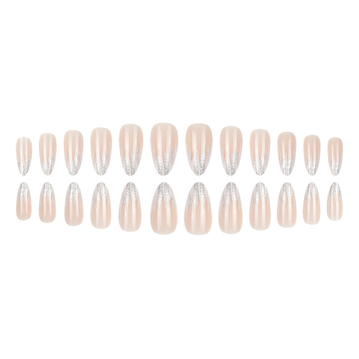 Stylish Glitter Gradient Nail Art Extensions Bowlift