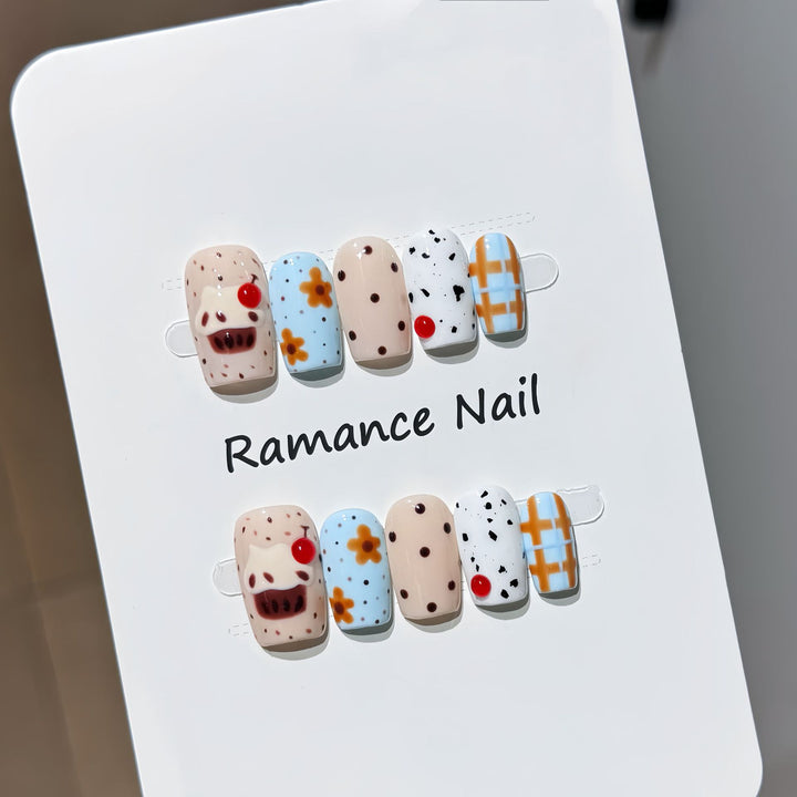 Decorative Themed Nail Art Set Bowlift