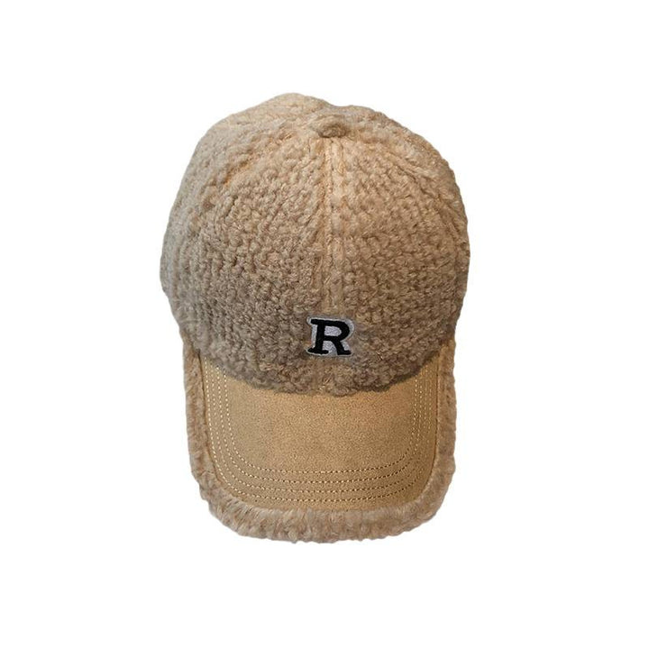 Women's Fuzzy Plush Baseball Cap Bowlift