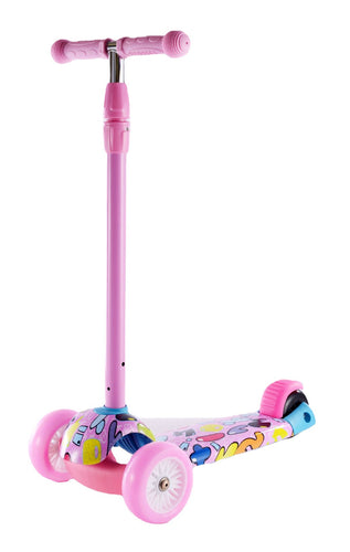 Compact Three-Wheeled Kick Scooter Bowlift