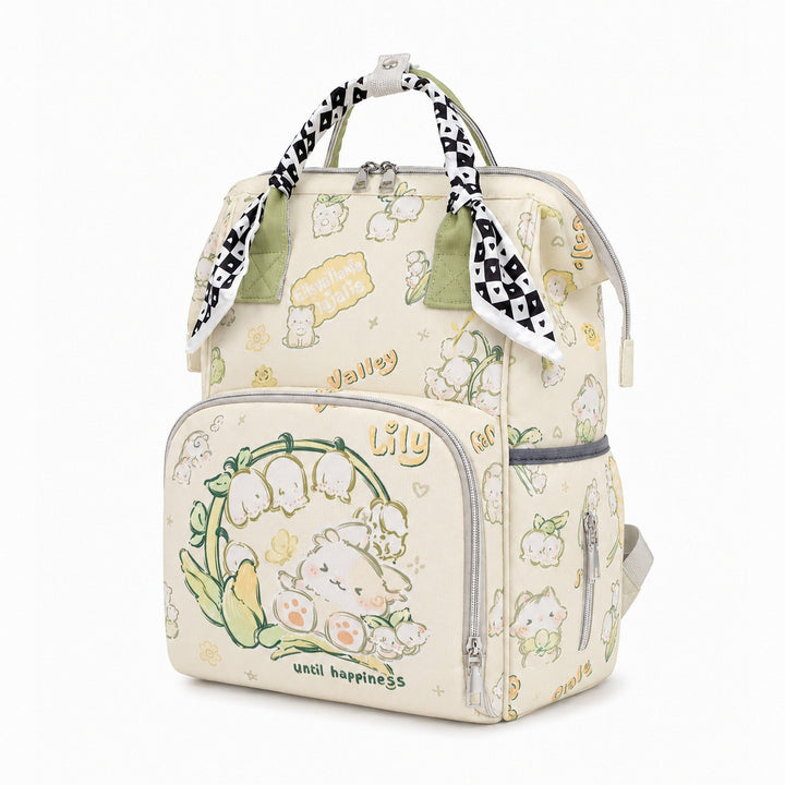 Portable Illustrated Backpack Bowlift