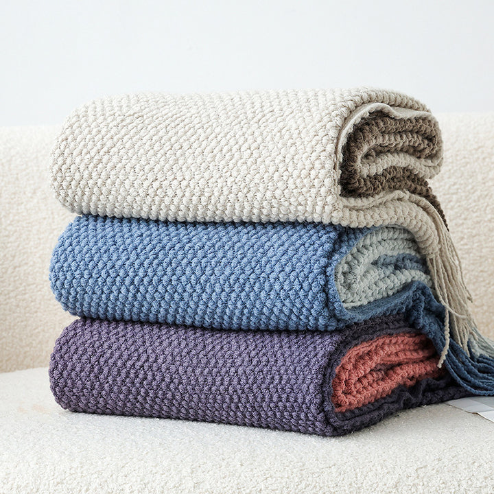 Ladies cozy throw blanket Bowlift