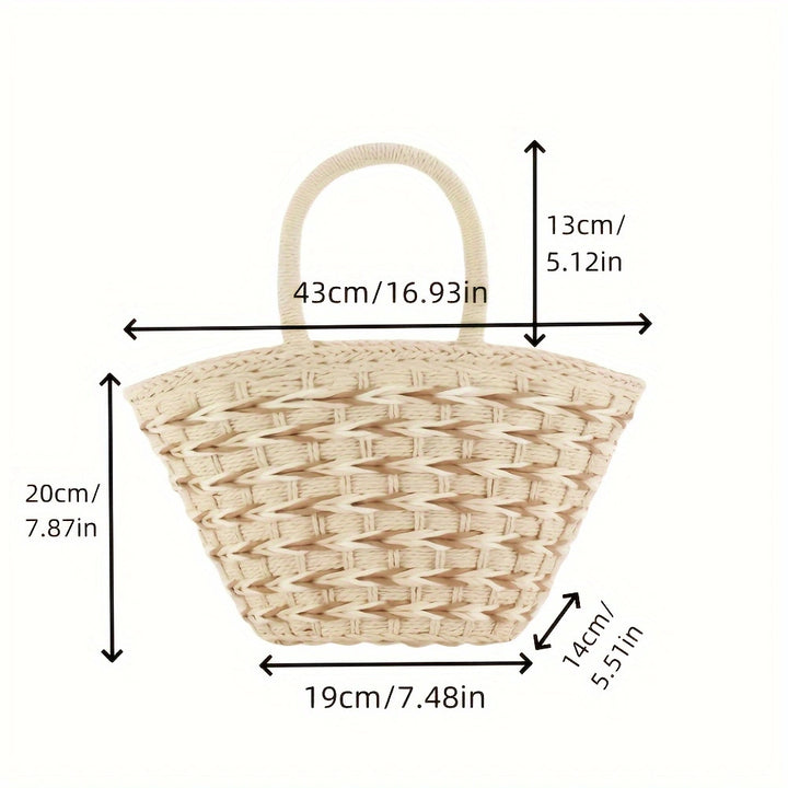 Handmade basket bag Bowlift