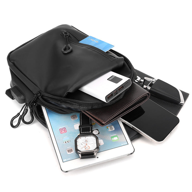 Unisex Sling Backpack with versatile compartments and adjustable carrying system Bowlift