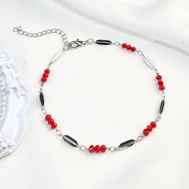 Elegant Beaded Anklet Bowlift