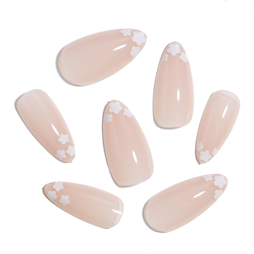 Floral Design Press-On Nails Bowlift