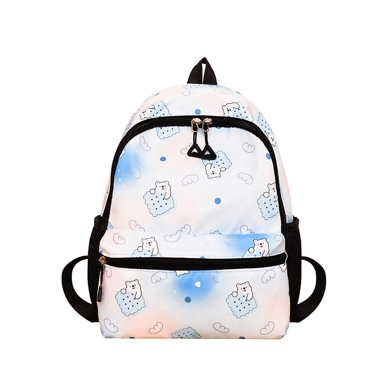 Cute Animal-Print School Backpack Bowlift