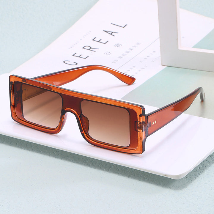 Women's Oversized Sunglasses with Square Design Bowlift