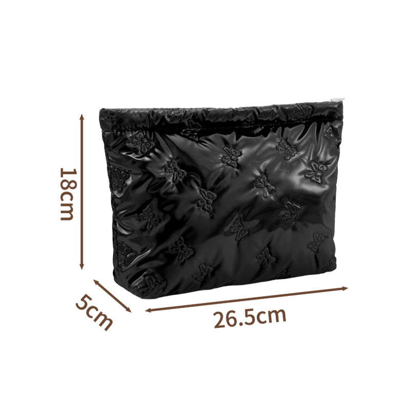 Fashionable Butterfly-Embossed Clutch Bowlift