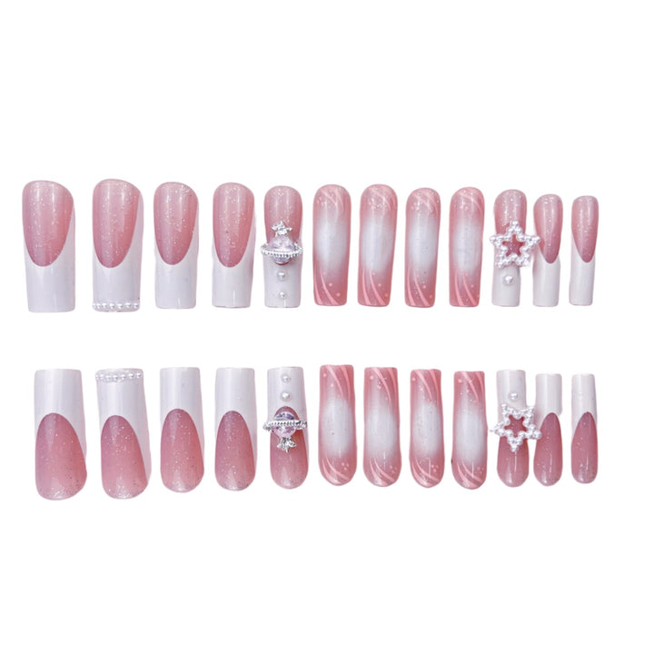 Glamorous Decorative Press-On Nail Art Bowlift