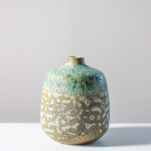 Handcrafted Textured Ceramic Vase