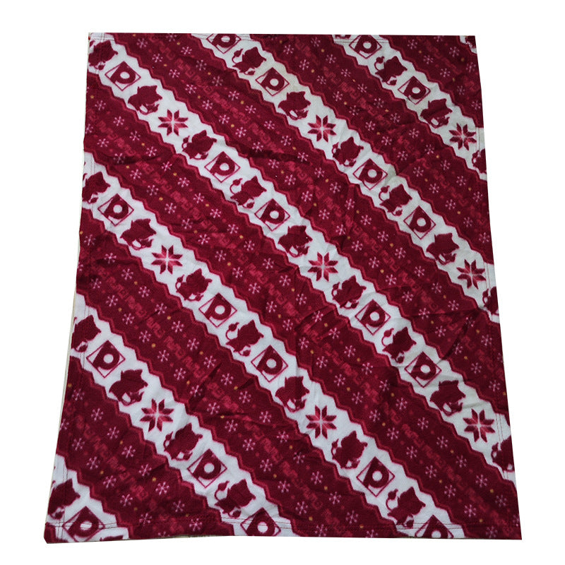Women's Fleece Blanket with beautiful Christmas design Bowlift