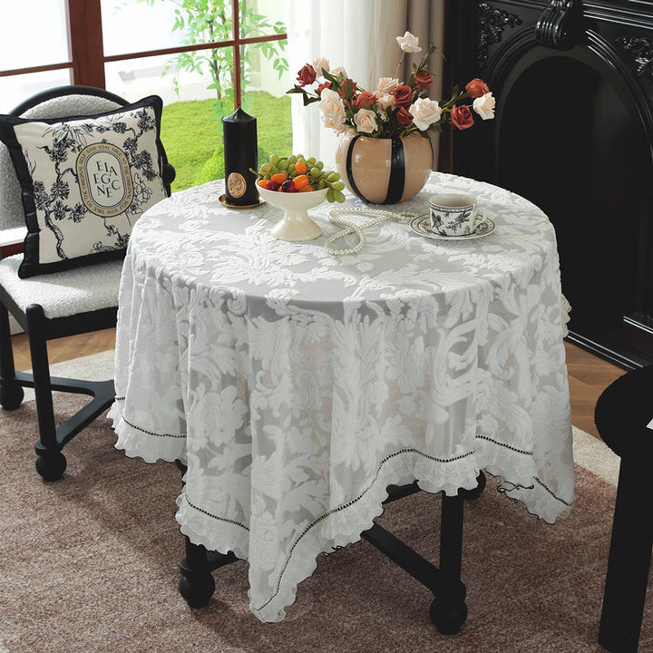 Sophisticated Lace Table Cover