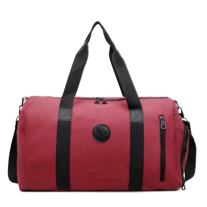 Sporty travel bag with reinforced zipper and side pocket Bowlift
