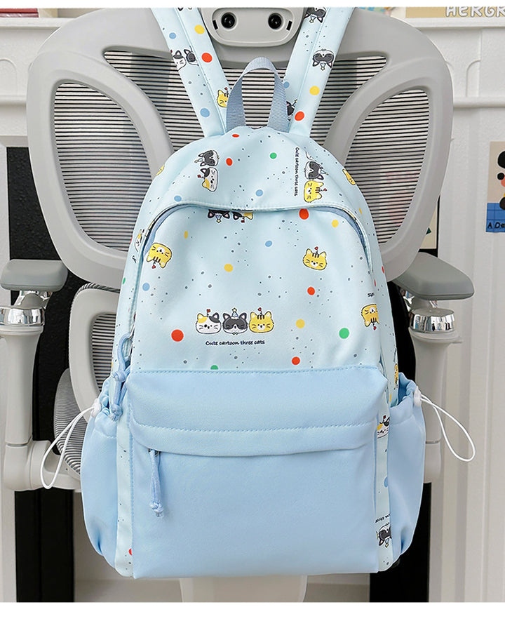 Cartoon Character Print Backpack Bowlift