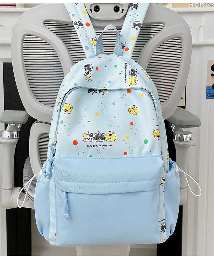 Backpack with Cute Cartoon Design and Practical Compartments Bowlift