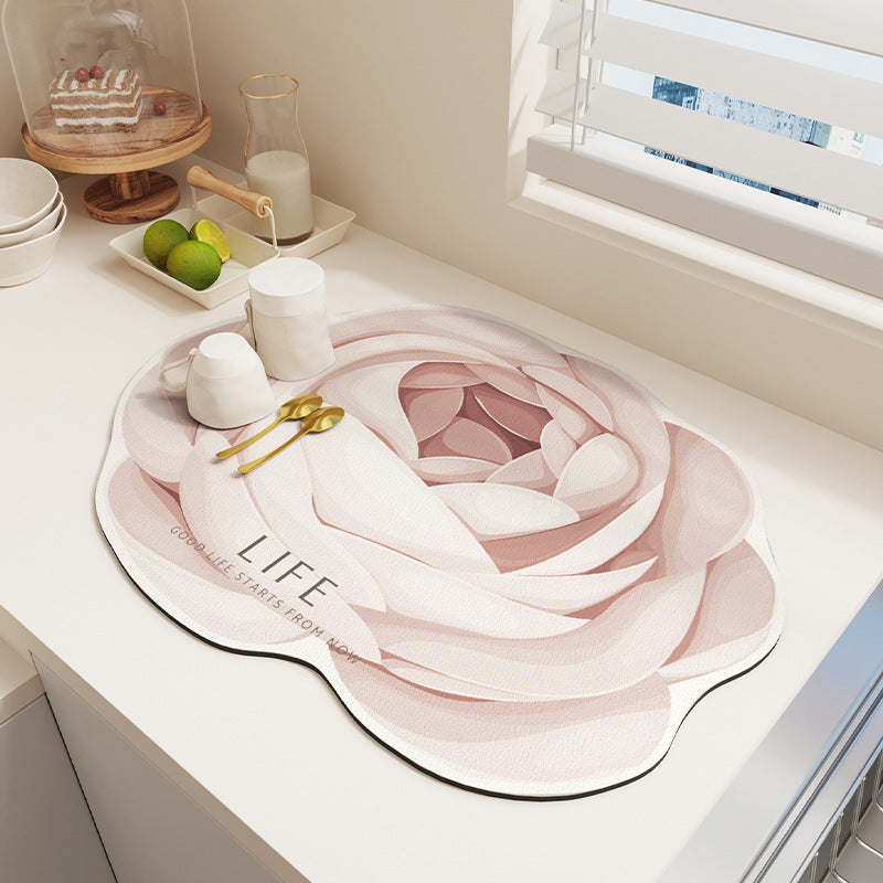Cute Cloud Shaped Kitchen Counter Mat Bowlift