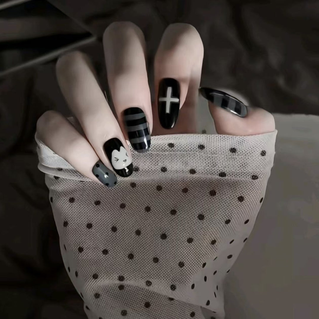 Creative Cartoon Press-On Nail Art Bowlift